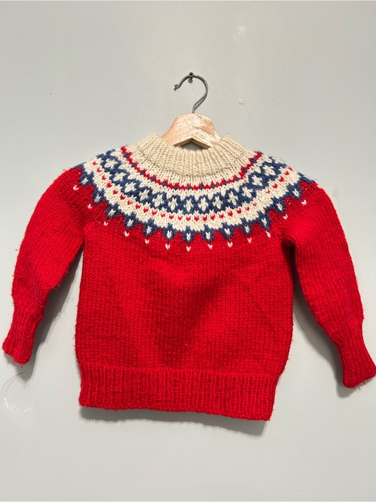 Other - Vintage hand knit Sweater  size 4